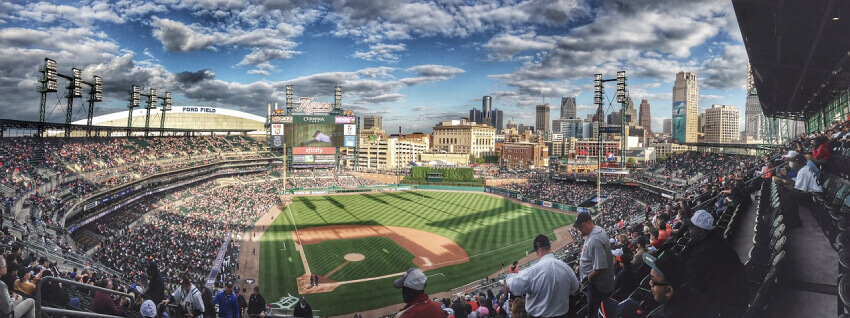 baseball stadium view