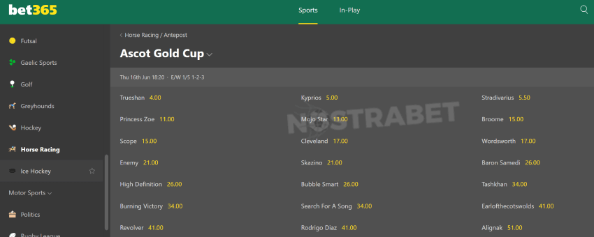 bet365 royal ascot betting