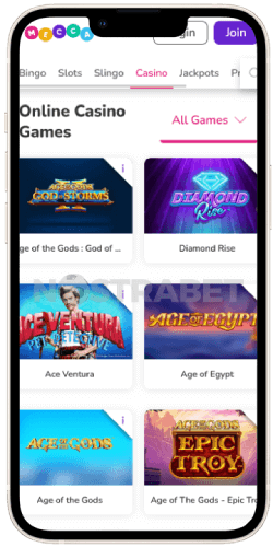 Mecca bingo casino games for ios